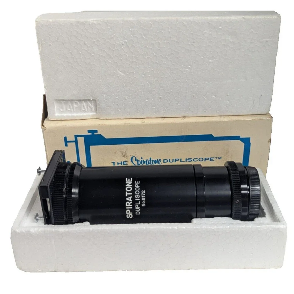 Spiratone Dupliscope for 35 mm with Original Box New Pentax Screw Mount Vintage